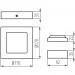 Kanlux   27212 KANTI V2LED 12W-NW-SN (27212-kanlux)