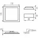 Kanlux   28941 Katro V2LED 12W-WW-W (28941-kanlux)