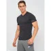   Kappa  T-shirt Mezza Manica Scollo V   2XL K1311 Antracite 2XL