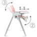 Стільчик для годування Kidwell Beno pink (KBP) Стільчик для годування Kidwell Beno pink (KBP)
