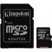  ' Kingston microSDXC 128GB Class 10 UHS-I Canvas Select + SD  (SDCS/128GB)