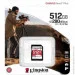  ' Kingston 512 GB SDXC Canvas React Plus UHS-II U3 V60 Class 10 (SDR2V6/512GB)