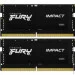  ' Kingston Fury 16 GB SO-DIMM DDR5 6400 MHz Impact (KF564S38IB-16)