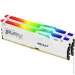   Kingston Fury 64GB 6400MT/s DDR5 CL32 DIMM (Kit of 2) FURY Beast White RGB XMP, EAN: 740617343021 (KF564C32BWAK2-64)