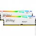   Kingston Fury 64 GB (2x32GB) DDR5 6000 MHz Beast RGB EXPO White (KF560C36BWEAK2-64)
