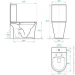 Koller Pool EDGE Pro Rimless    Soft Close (EDPR-605-Compact)