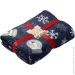 La Nuit Плед флисовый Christmas Blue 200x220 см синий La Nuit Плед флисовый Christmas Blue 200x220 см синий