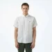   Lacoste Short Sleeve Linen Shirt White (CH5699T001-41)