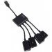 USB- Lapara LA-MicroUSB-OTG-Hub black