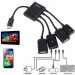 USB- Lapara LA-MicroUSB-OTG-Hub black