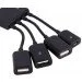 USB- Lapara LA-MicroUSB-OTG-Hub black