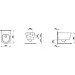  Laufen Kartell Rimless   (H8203360000001)