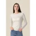Lawa Лонгслив однотонный женский WBC02348 2XL Молочный (2000990204660) Lawa Лонгслив однотонный женский WBC02348 2XL Молочный (2000990204660)