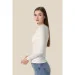 Lawa Лонгслив однотонный женский WBC02348 2XL Молочный (2000990204660) Lawa Лонгслив однотонный женский WBC02348 2XL Молочный (2000990204660)