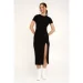 Lawa Сукня однотонна жіноча WBC02371 2XL Чорний (2000999152061) Lawa Сукня однотонна жіноча WBC02371 2XL Чорний (2000999152061)