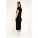 Lawa Сукня однотонна жіноча WBC02371 2XL Чорний (2000999152061) Lawa Сукня однотонна жіноча WBC02371 2XL Чорний (2000999152061)