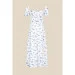 Lawa Сукня з візерунком жіноча WTC02384 M Біло-блакитний (2000990668448) Lawa Сукня з візерунком жіноча WTC02384 M Біло-блакитний (2000990668448)
