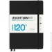 Блокнот Leuchtturm1917 120G Edition, Середній, Чорний, Крапка (363533) Блокнот Leuchtturm1917 120G Edition, Середній, Чорний, Крапка (363533)
