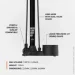   Lezyne ϳ  Macro Floor Drive HV DV  3,5 100 psi Y18 Black Matt (1052-4710582 553318)