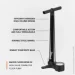   Lezyne ϳ  Macro Floor Drive HV DV  3,5 100 psi Y18 Black Matt (1052-4710582 553318)