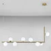   Light House LS-18636-8 BRZ+ WH ,  