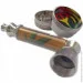 Lighter   +     HL-YD-305  Silver Gold (10916)