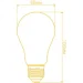   Lightmaster   FIL Deco A60 8  E27 2700  220   LB-656