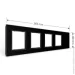 Livolo  5- 1  4  (1-0-0-0-0)   (VL-P701/E/E/E/E-10B)