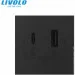 Livolo   USB-A  USB-C 36W  (VL-FCUA18W.UC18W-2BP)