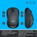  Logitech M220 Dark Gray (910-004878)