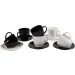 Luminarc Carine Blanc & Noir 160, 12. (D2371)