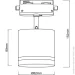 Luminaria   15   TR85 GX53 BLACK