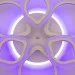 Luminaria   6R680/120 90  LED-  AZALIA RGB 80W+ 10W