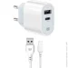   Madeinfuture MFS12 12W A+ C +   USB-A to USB-C White (MIF82822)