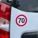 Наклейка MAXGROUP Магнит Знак автомобильный «70» NM-230 Наклейка MAXGROUP Магнит Знак автомобильный «70» NM-230