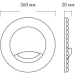 Maxus LED-   80  3000/4100/6500 Circle Remote IP20 1-MLM-80-CR