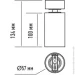 Maxus  Light Base GU10  1-MAX-SL-GU10-BL