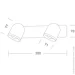 Maxus  Spot Light MSL-01W 2x4  