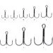   - Mikado Treble Hook-Jaws 2 5. (black nickel) (HJA02-2)