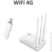 3G  Mimo  Netis 5230 WiFi +  4G  Brovi E3372