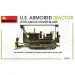  Miniart U.S. Armored Tractor With Angle Dozer Blade (MA35291)