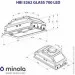  Minola HBI 5262 IV GLASS 700 LED
