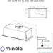  Minola HBI 6473 WH GLASS 800 LED Line