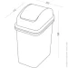   MVM     15   BIN-12 15L GRAY