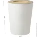 MVM    9  /  BIN-20 9L WHITE/WOOD