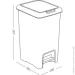 ³  MVM ³ BIN-01  30   BIN-01 30L Grey