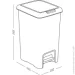 ³  MVM ³ BIN-01  45   BIN-01 45L Grey