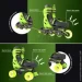   Neon Combo Skates  ( 34-38) (NT10G4)