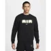  Nike Air Fleece Crew-Neck Sweatshirt Black (HM0177-010-S)