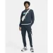  Nike Air Fleece Crew-Neck Sweatshirt Blue (FN7692-410-S)